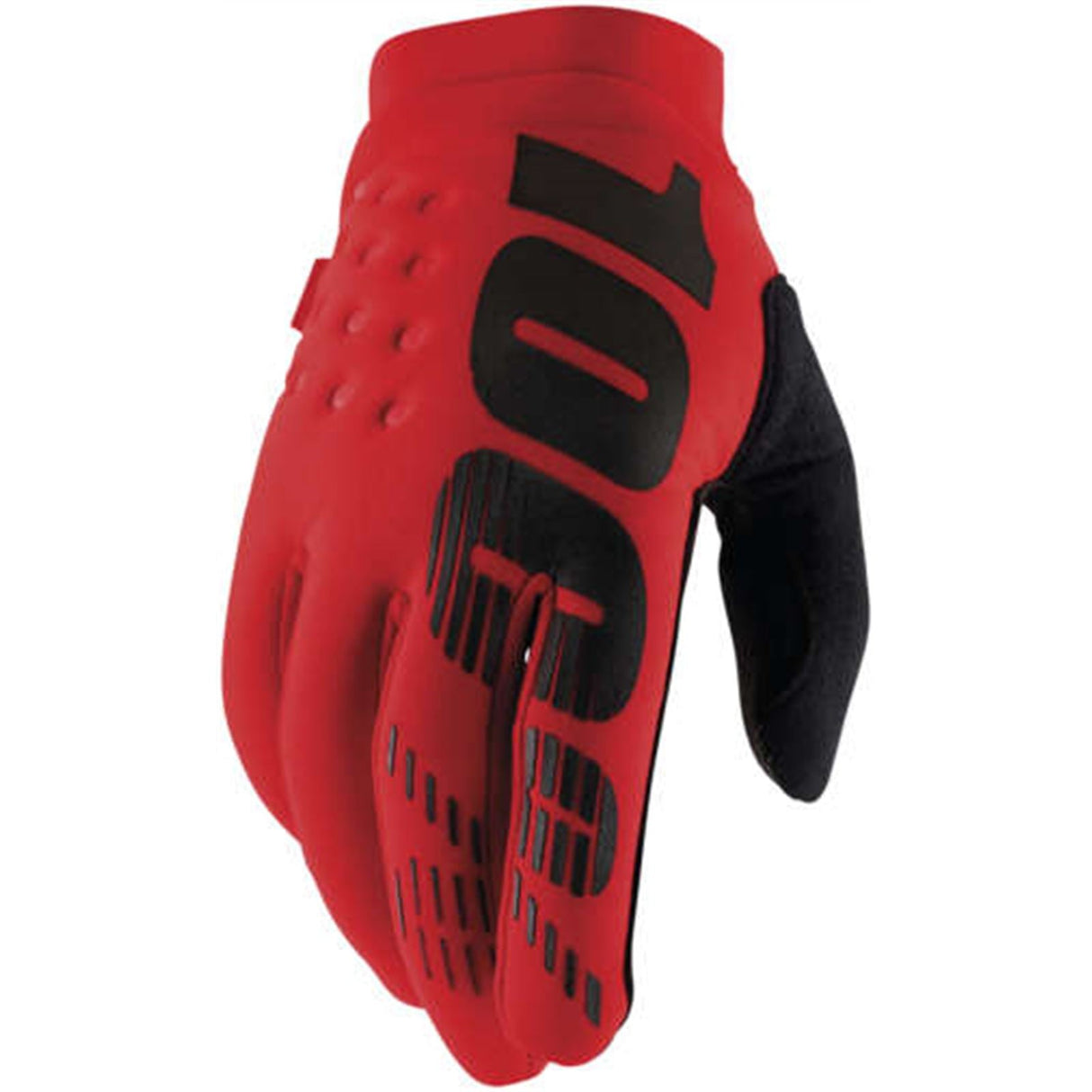 100% Men's Brisker Cold-Weather Gloves Red - X-Large [MPN: 10003-00033]