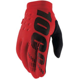 100% Men's Brisker Cold-Weather Gloves Red - X-Large [MPN: 10003-00033]