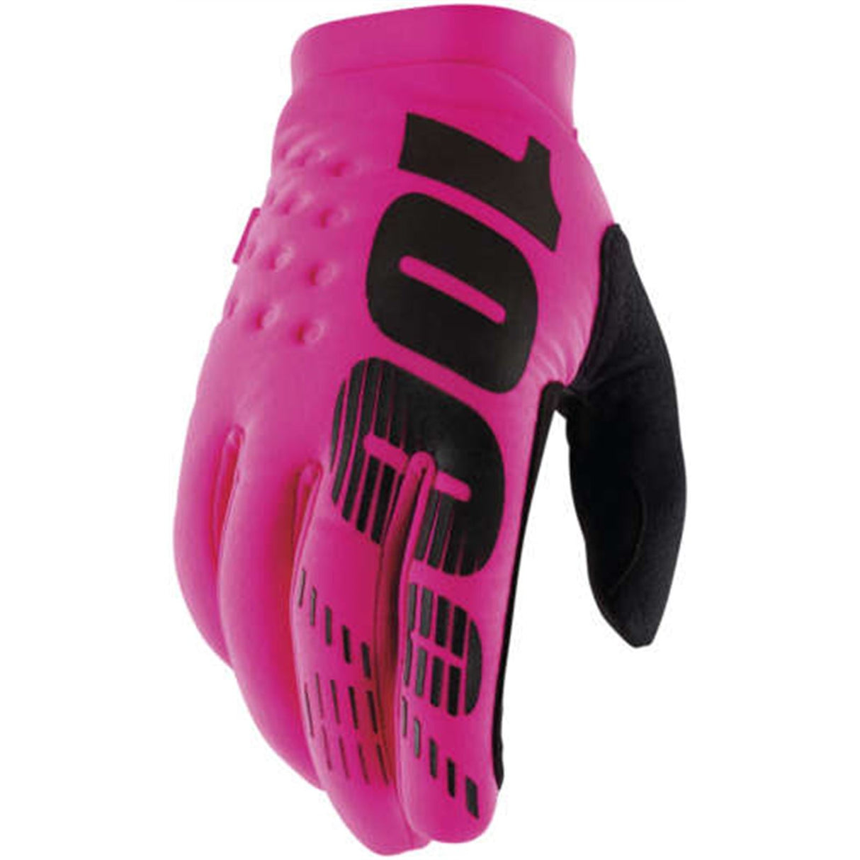 100% Men's Brisker Cold-Weather Gloves Neon Pink, Medium [MPN: 10016-493-11]