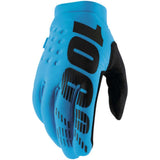 100% Men's Brisker Cold-Weather Gloves Turquoise, Large [MPN: 10016-494-12]