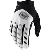 100% Airmatic Gloves - White - Small [MPN: 10000-00030]