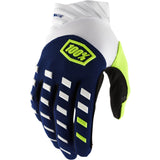 100% Airmatic Gloves - Navy/White - Small [MPN: 10000-00015]