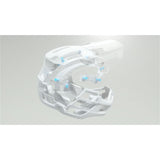 100% Trajecta Helmet - Fidlock - Black/White - XL [MPN: 80003-00008]