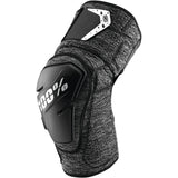 100% Fortis Knee Guards - Gray/Black - L/XL [MPN: 70007-00004]