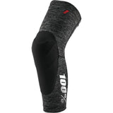 100% Teratec Knee Guards - Gray/Black - XL [MPN: 70003-00008]