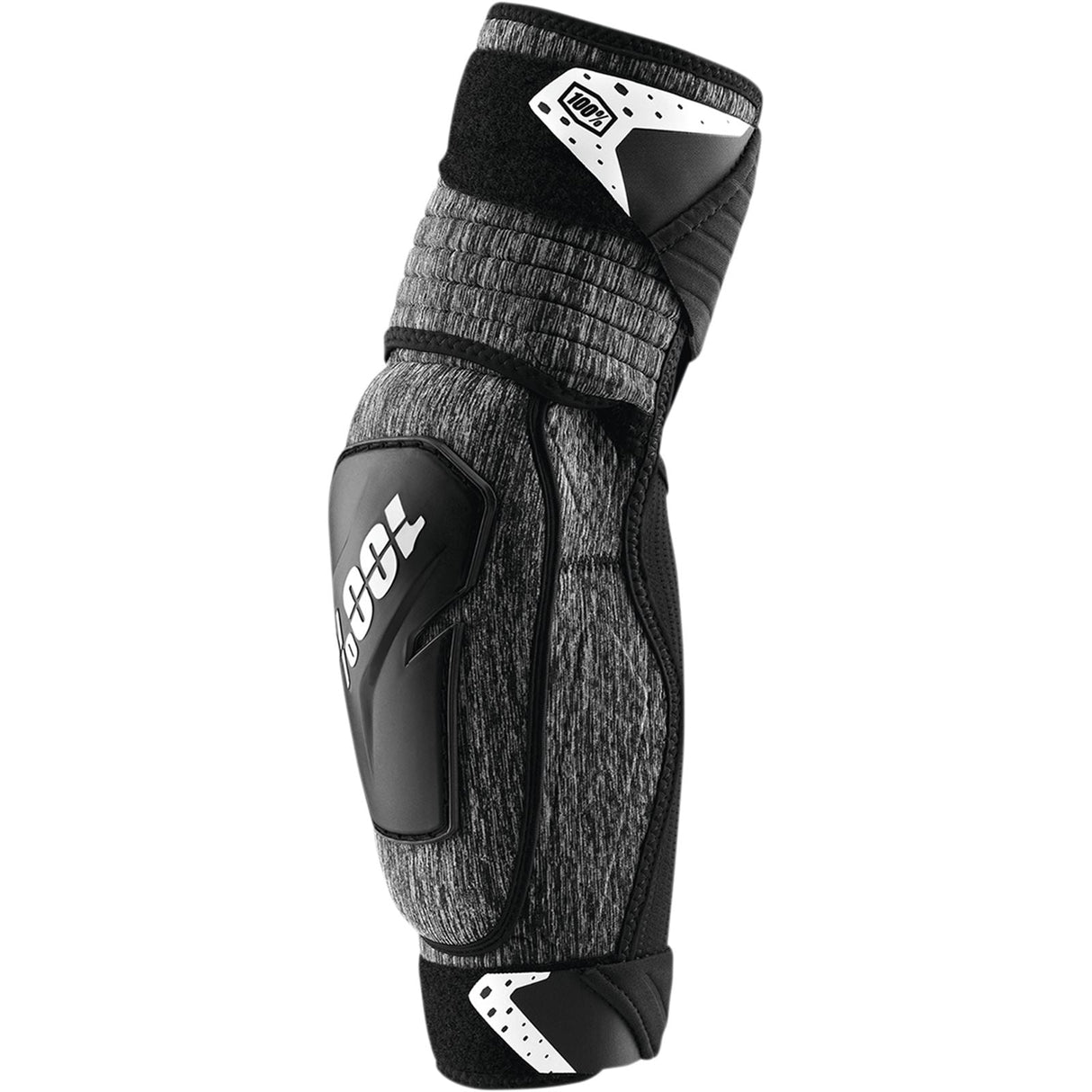 100% Fortis Elbow Guards - Gray/Black - S/M [MPN: 70006-00003]