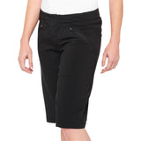 100% Women's Ridecamp Shorts - Black - Small [MPN: 40037-00000]
