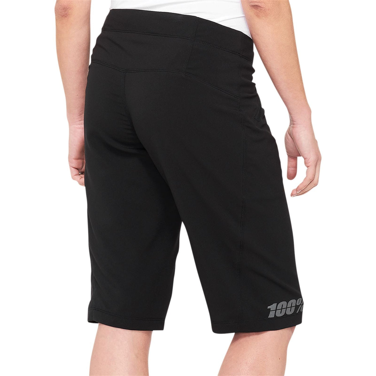 100% Women's Ridecamp Shorts - Black - Medium [MPN: 40037-00001]