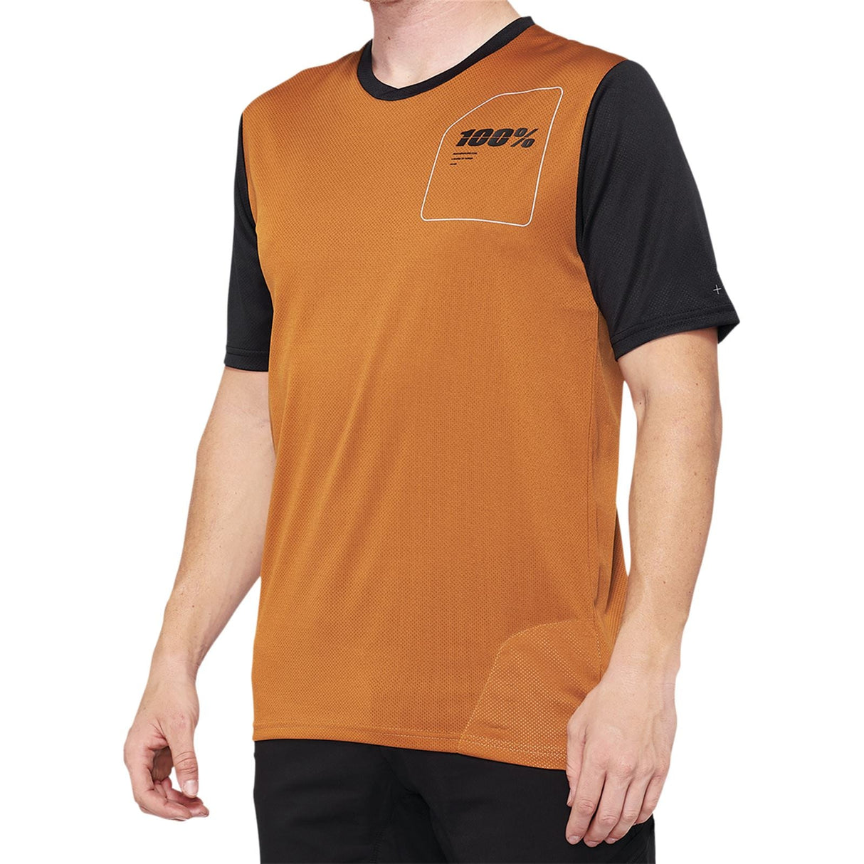 100% Ridecamp Jersey - Terracotta/Black - Medium [MPN: 40027-00016]