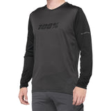 100% Ridecamp Jersey - Long-Sleeve - Black/Charcoal - XL [MPN: 40028-00003]