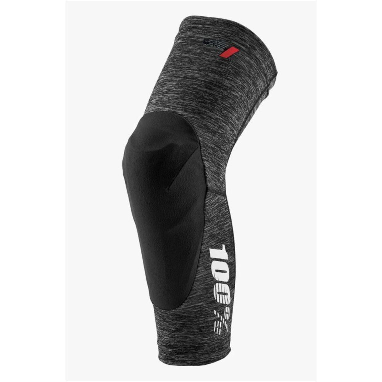 100% Teratec Knee Guards Grey Heather/Black, Large [MPN: 90230-303-12]