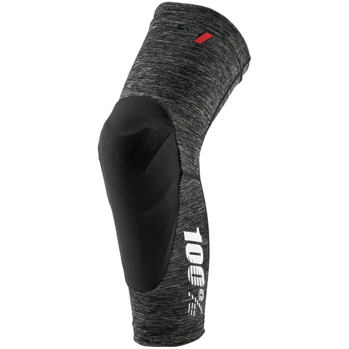 100% Teratec Knee Guards Grey Heather/Black, Large [MPN: 90230-303-12]