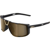 100% Eastcraft Sunglasses - Soft Tact Black - Gold Mirror Lens [MPN: 61045-258-01]