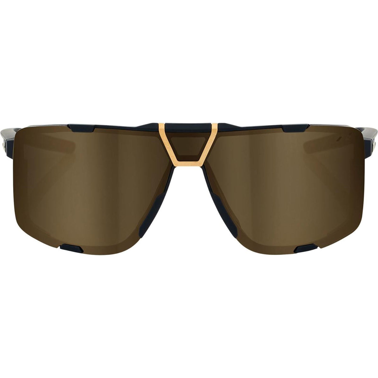 100% Eastcraft Sunglasses - Soft Tact Black - Gold Mirror Lens [MPN: 61045-258-01]