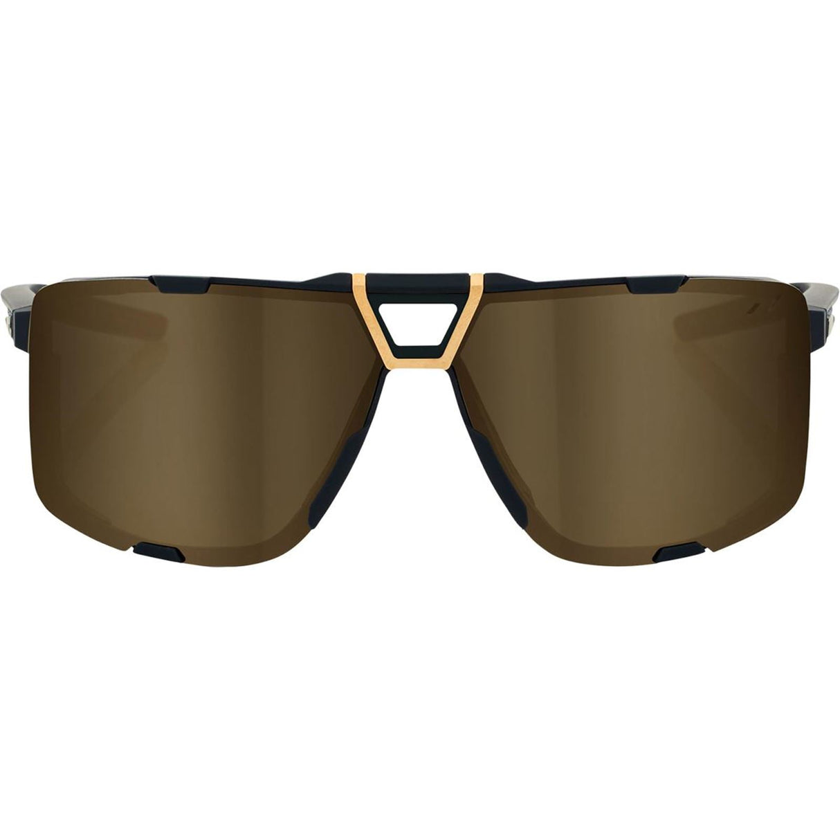 100% Eastcraft Sunglasses - Soft Tact Black - Gold Mirror Lens [MPN: 61045-258-01]