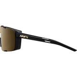 100% Eastcraft Sunglasses - Soft Tact Black - Gold Mirror Lens [MPN: 61045-258-01]