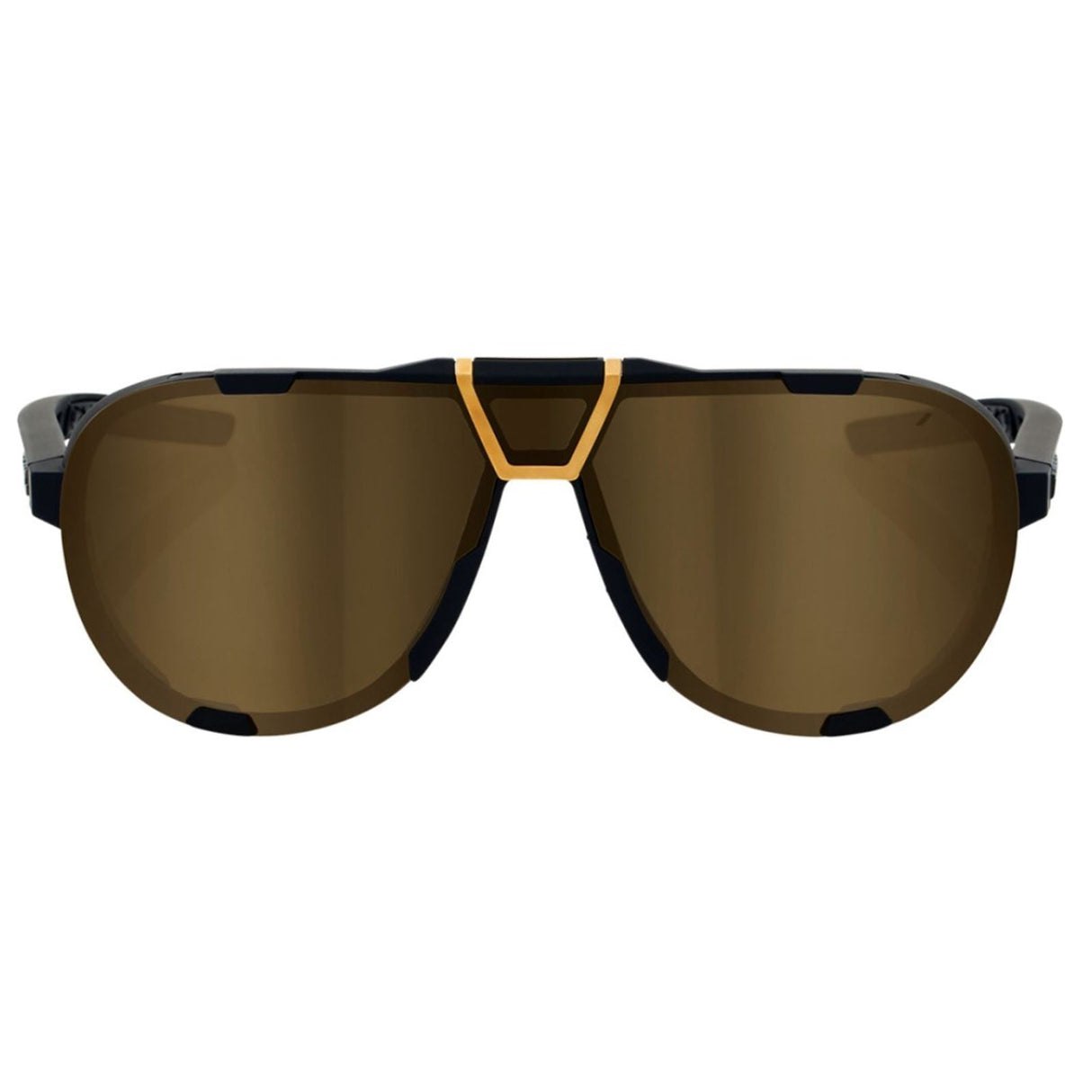 100% Westcraft Sunglasses - Soft Tact Black - Soft Gold Mirror [MPN: 61046-258-01]
