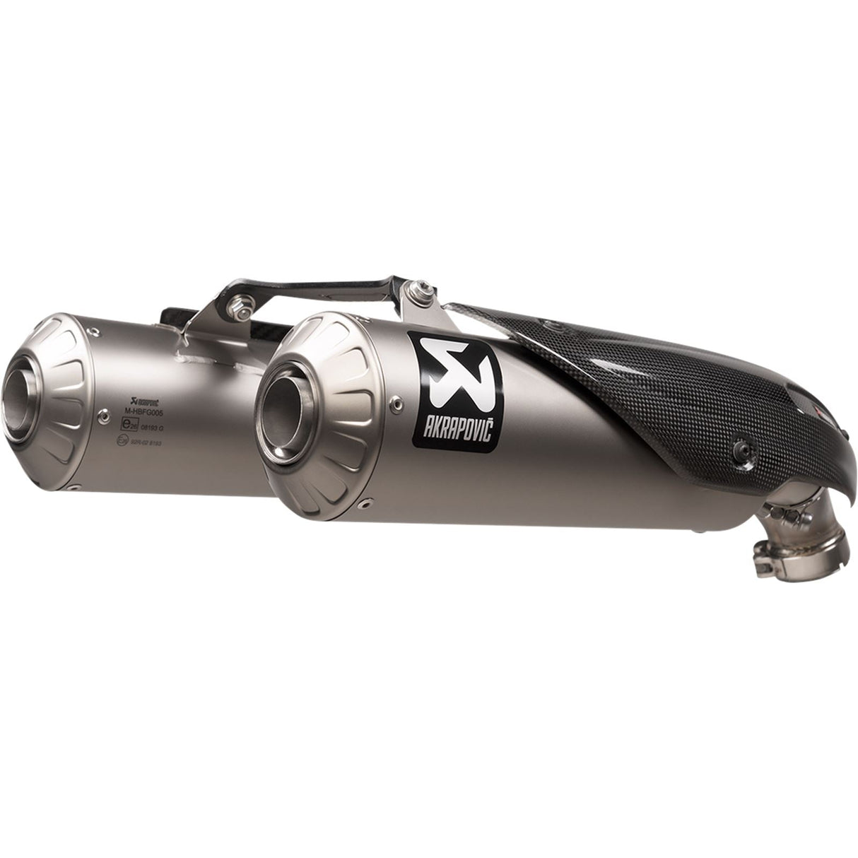 Akrapovic Slip-On Muffler - Titanium for Ducati [MPN: S-D11SO13-HBFGT]