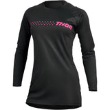Thor Women's Sector Minimal Jersey - Black and Pink - XS 2911-0247