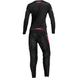 Thor Women's Sector Minimal Jersey - Black and Pink - XS 2911-0247