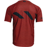 Thor Assist Hazard Jersey - Short-Sleeve - Heather Red and Black - 2XL [MPN: 5020-0006]