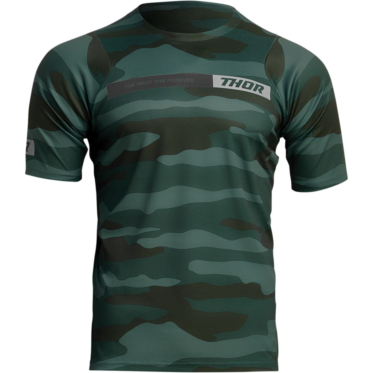 Thor Assist Jersey - Short-Sleeve - Camo Green - XS [MPN: 5020-0019]
