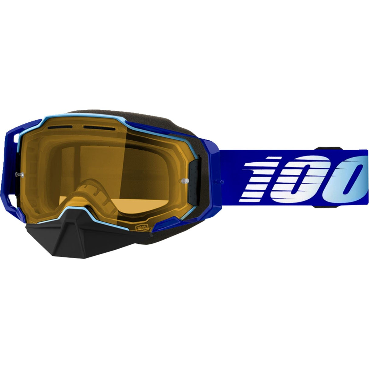 100% Armega Snow Goggles - Royal - Yellow Lens [MPN: 50007-00004]
