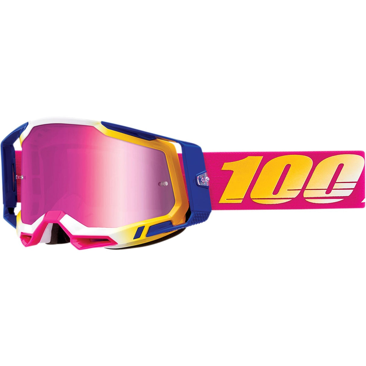 100% Racecraft 2 Goggles - Mission - Pink Mirror [MPN: 50010-00012]