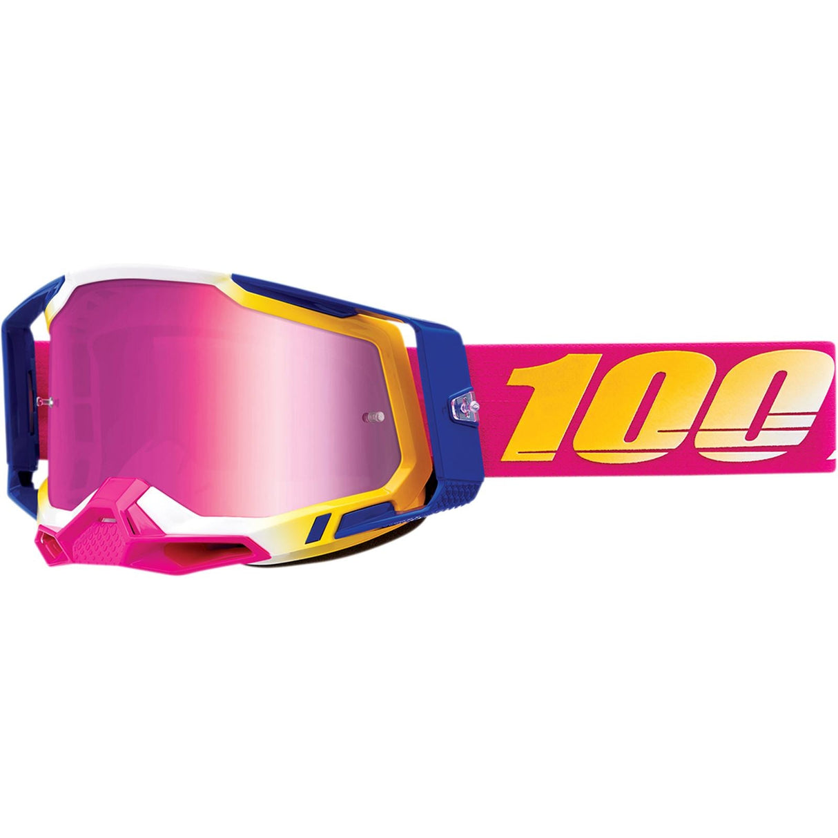 100% Racecraft 2 Goggles - Mission - Pink Mirror [MPN: 50010-00012]