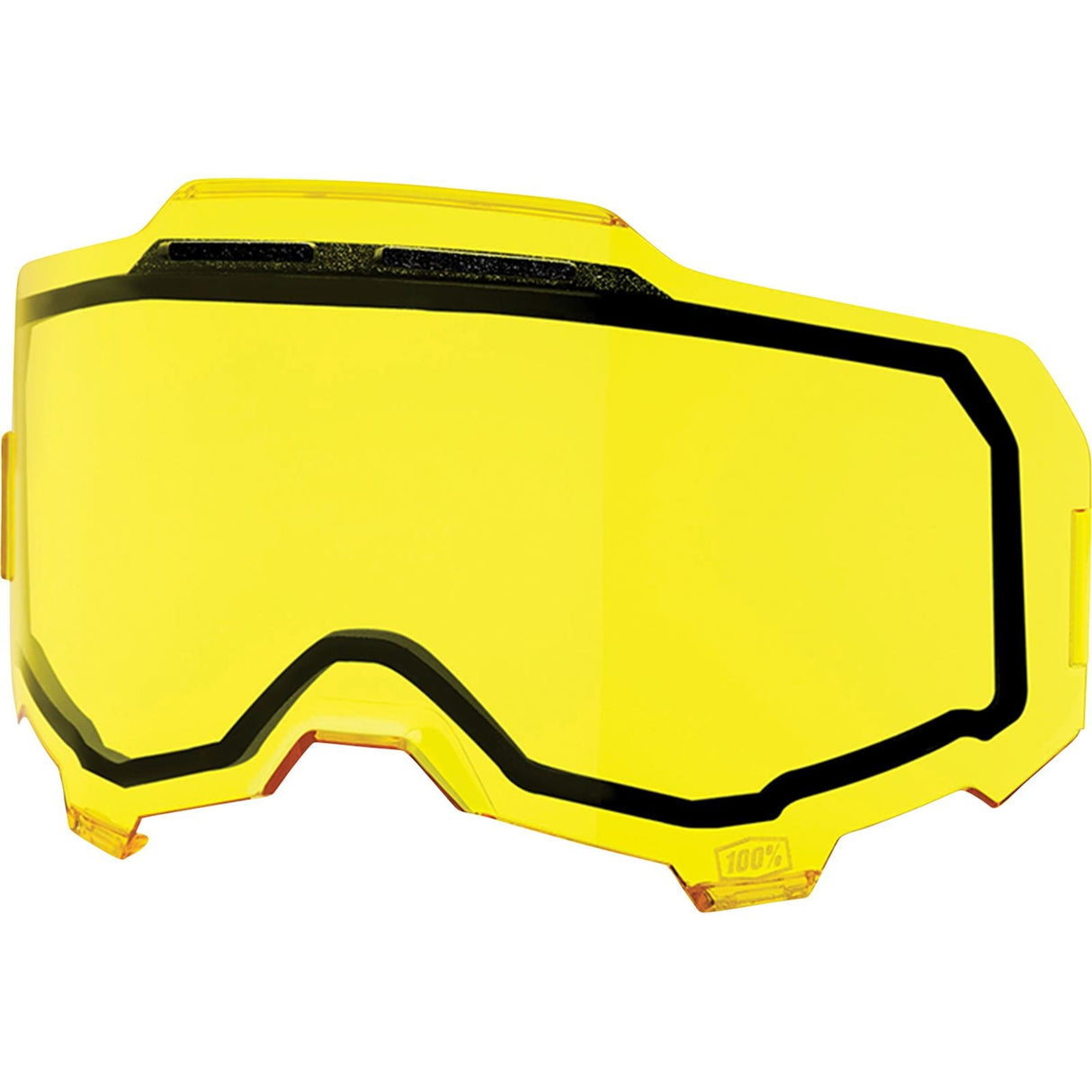 100% Armega Injected Dual Pane Vented Yellow Lens [MPN: 59052-00003]