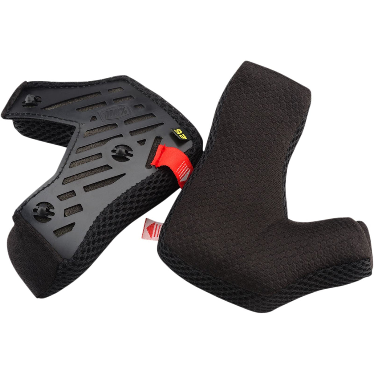 100% Aircraft 2 Cheek Pads - 24 mm [MPN: 89014-00002]