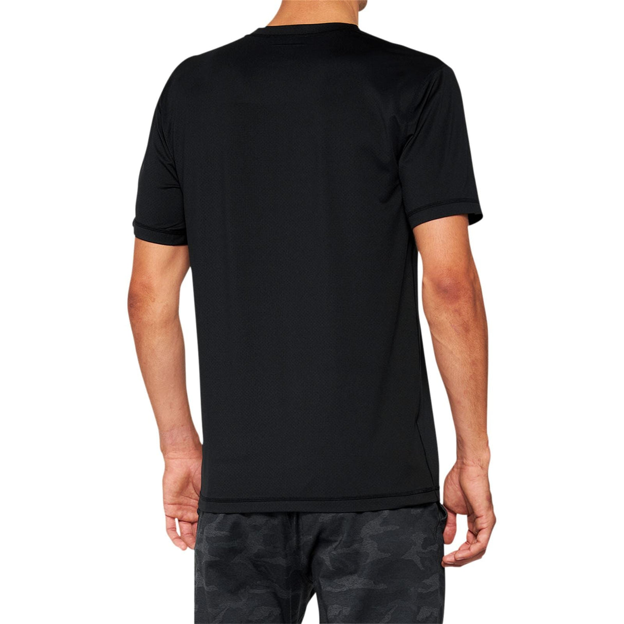 100% Mission Athletic T-Shirt - Black - Medium [MPN: 20014-00001]