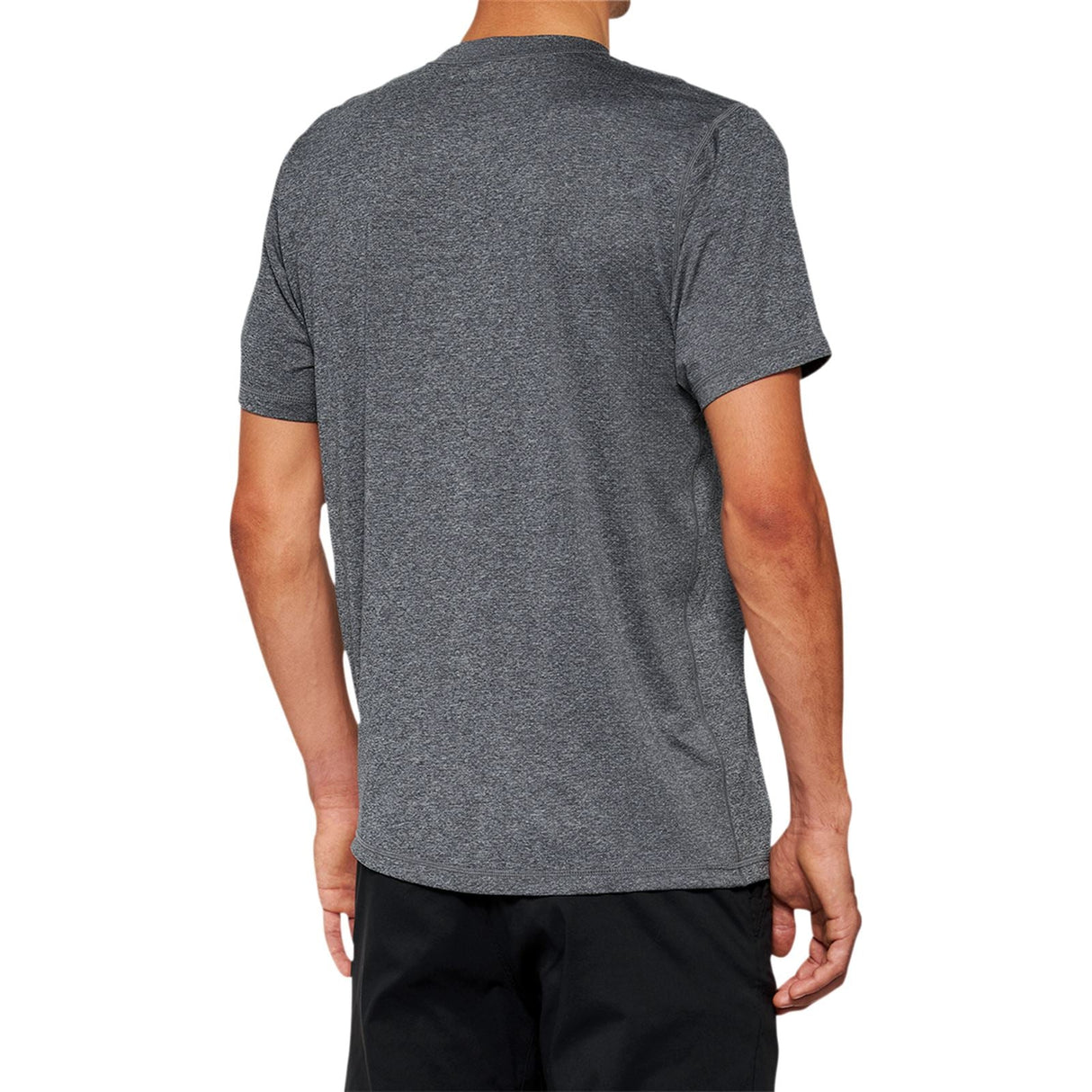 100% Mission Athletic T-Shirt - Charcoal - Large [MPN: 20014-00012]