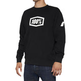 100% Icon Long-Sleeve Fleece Sweatshirt - Black - Medium [MPN: 20026-00001]