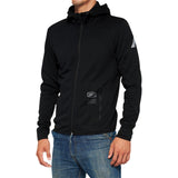100% Viceroy Tech Zip Hoodie - Black - Medium [MPN: 20037-00001]