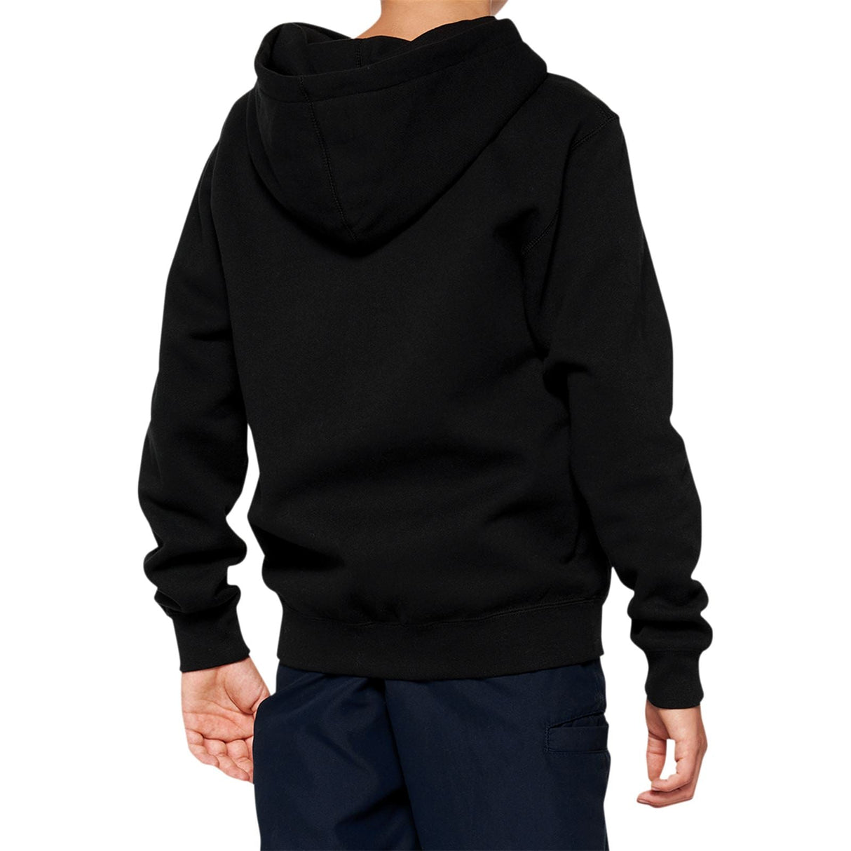 100% Youth Official Zip Hoodie - Black - XL [MPN: 20033-00003]