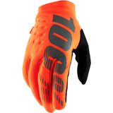 100% Brisker Gloves - Fluo Orange/Black - XL [MPN: 10003-00013]