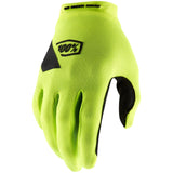 100% Women's Ridecamp Gloves - Yellow/Black
