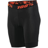 100% Women's Crux Liner Shorts, Black, Medium [MPN: 40050-00001]