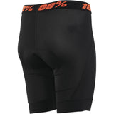 100% Women's Crux Liner Shorts, Black, Large [MPN: 40050-00002]