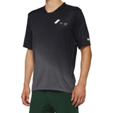 100% Celium Jersey - Short-Sleeve - Black/Charcoal - Large [MPN: 40011-00002]