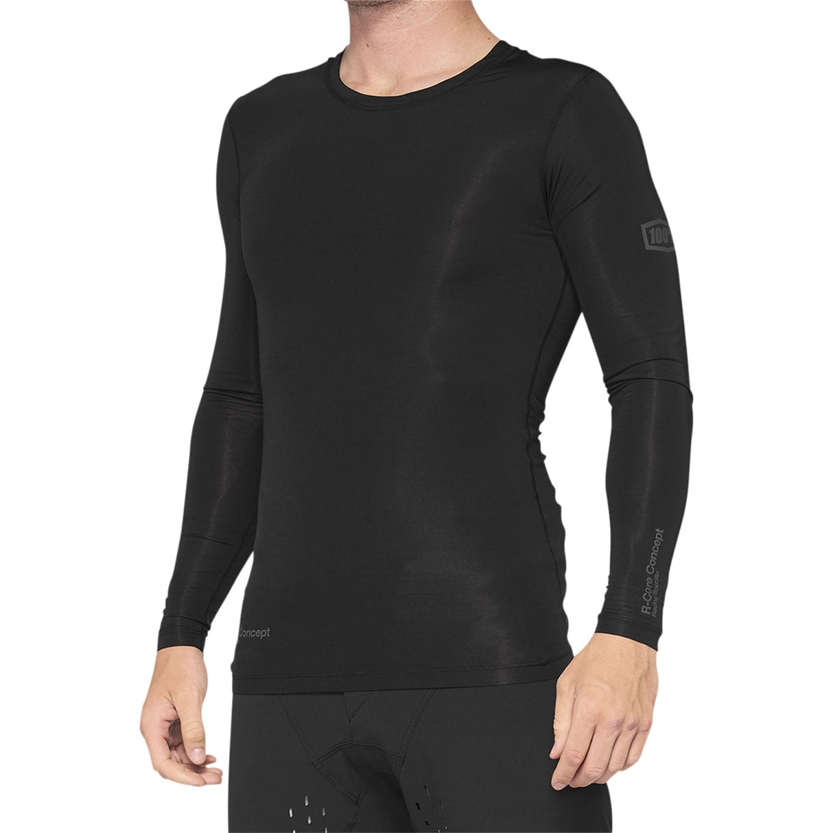 100% R-Core Concept Long-Sleeve Jersey - Black - Medium [MPN: 40004-00001]