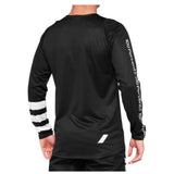 100% R-Core Long-Sleeve Jersey - Black/White - Large [MPN: 40005-00012]