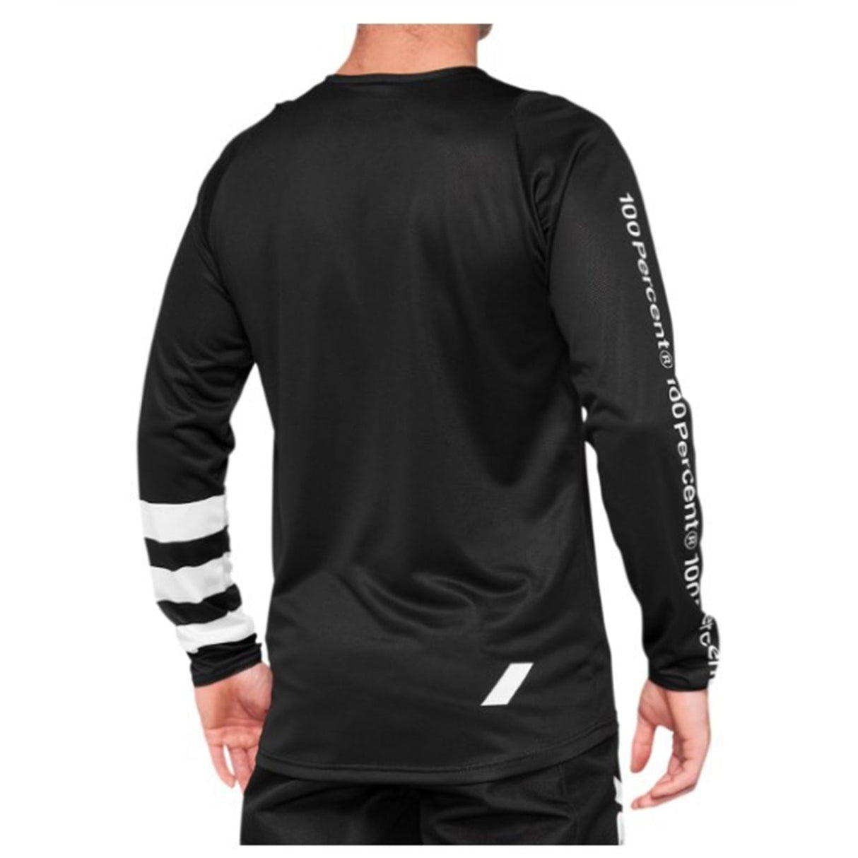 100% R-Core Long-Sleeve Jersey - Black/White - XL [MPN: 40005-00013]
