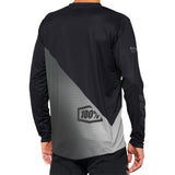100% R-Core-X Long-Sleeve Jersey - Black/Gray - Large [MPN: 40000-00002]
