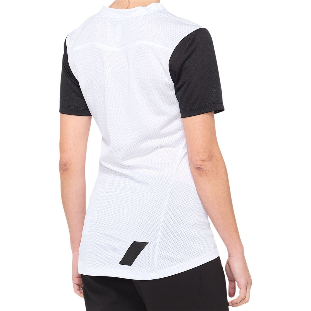 100% Women's Ridecamp Jersey - Short-Sleeve - White/Black - Medium [MPN: 40035-00009]