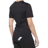 100% Women's Ridecamp Jersey Black/Grey, Small [MPN: 40035-00002]