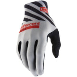 100% Men's Celium Gloves, Grey, Medium [MPN: 10007-00006]