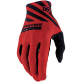 100% Men's Celium Gloves, Racer Red, Medium [MPN: 10007-00016]