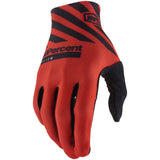 100% Men's Celium Gloves, Racer Red, Medium [MPN: 10007-00016]